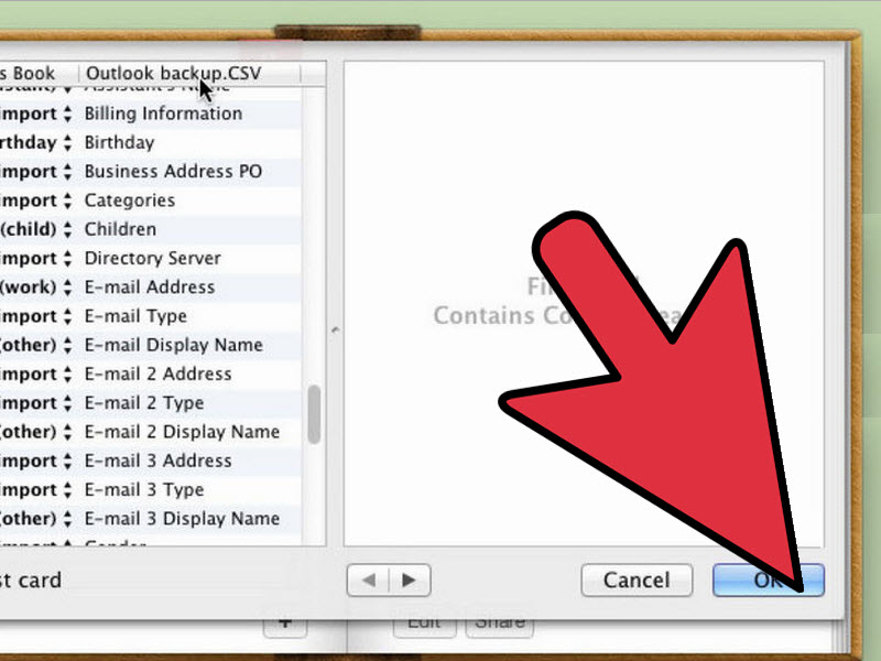 import contacts into outlook for mac